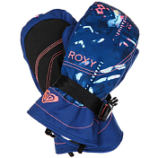 Варежки ROXY 2017-18 RX JETT GIR MIT G MTTN BYB7 SODALITE BLUE_HAVELI IKAT