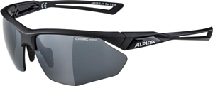 Очки солнцезащитные ALPINA Nylos Hr Black Matt/black mirror Cat. 3