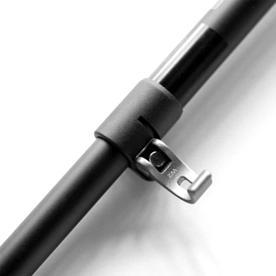 Телескопические горнолыжные палки MAJESTY Freeride Ti Black
