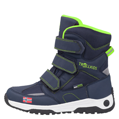 Ботинки Trollkids Kids Lofoten Winter Boots Navy/Viper Green