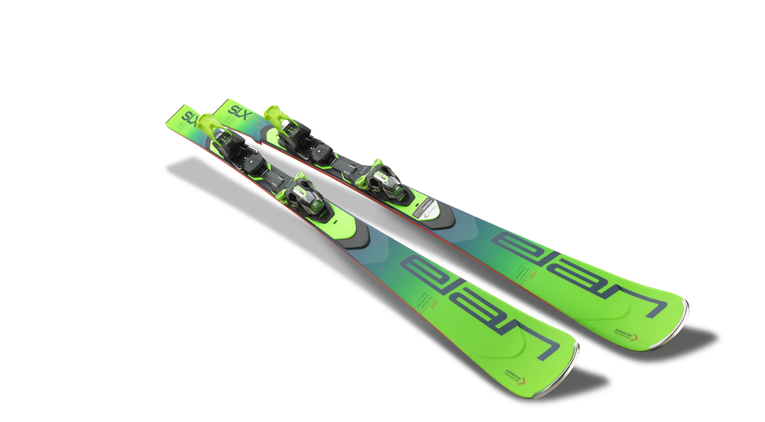 Горные лыжи с креплениями ELAN 2020-21 SLX FusionX + EMX 12.0 GW FUS. X BLK/GRN [F]