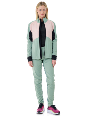 Куртка беговая Nordski Hybrid Pro W Ice Mint/Soft Pink