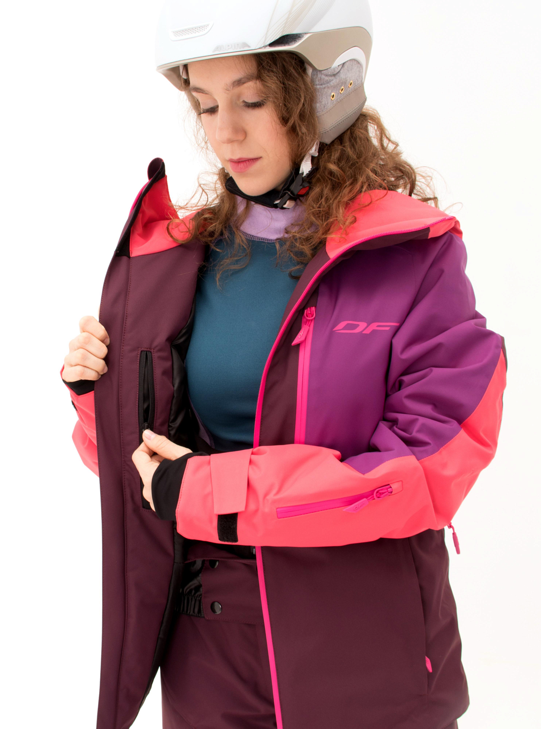 Куртка сноубордическая Dragonfly Gravity Premium Purple Brown