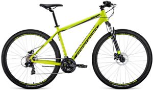 Велосипед Forward Apache 29 3.0 Disc 2020 желтый/черный