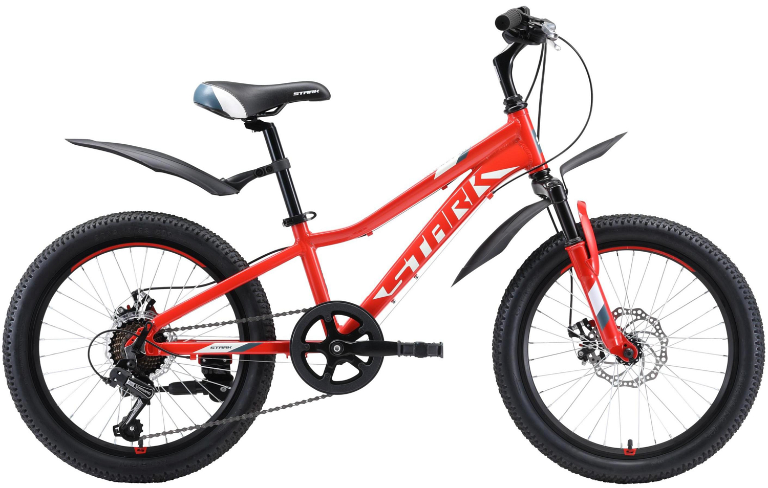 Велосипед Stark Rocket 20.1 D 2020 красный/белый/серый