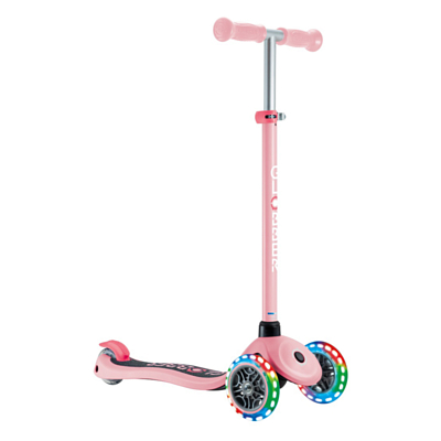 Самокат детский Globber Primo Lights V2 Пастельно-Розовый