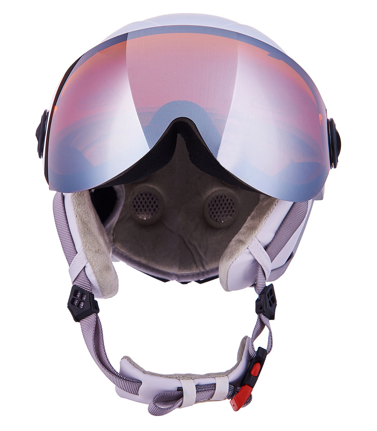 Зимний шлем с визором BLIZZARD Viva Double Visor White Matt/Silver/Orange Lens Mirror