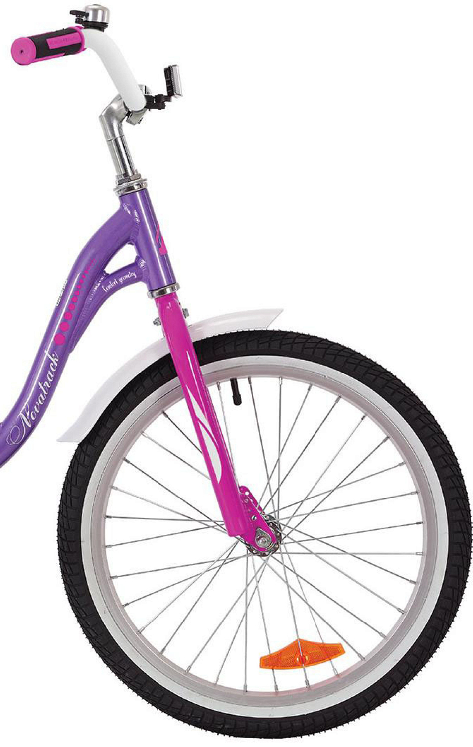 Велосипед Novatrack Angel 20 2019 фиолетовый