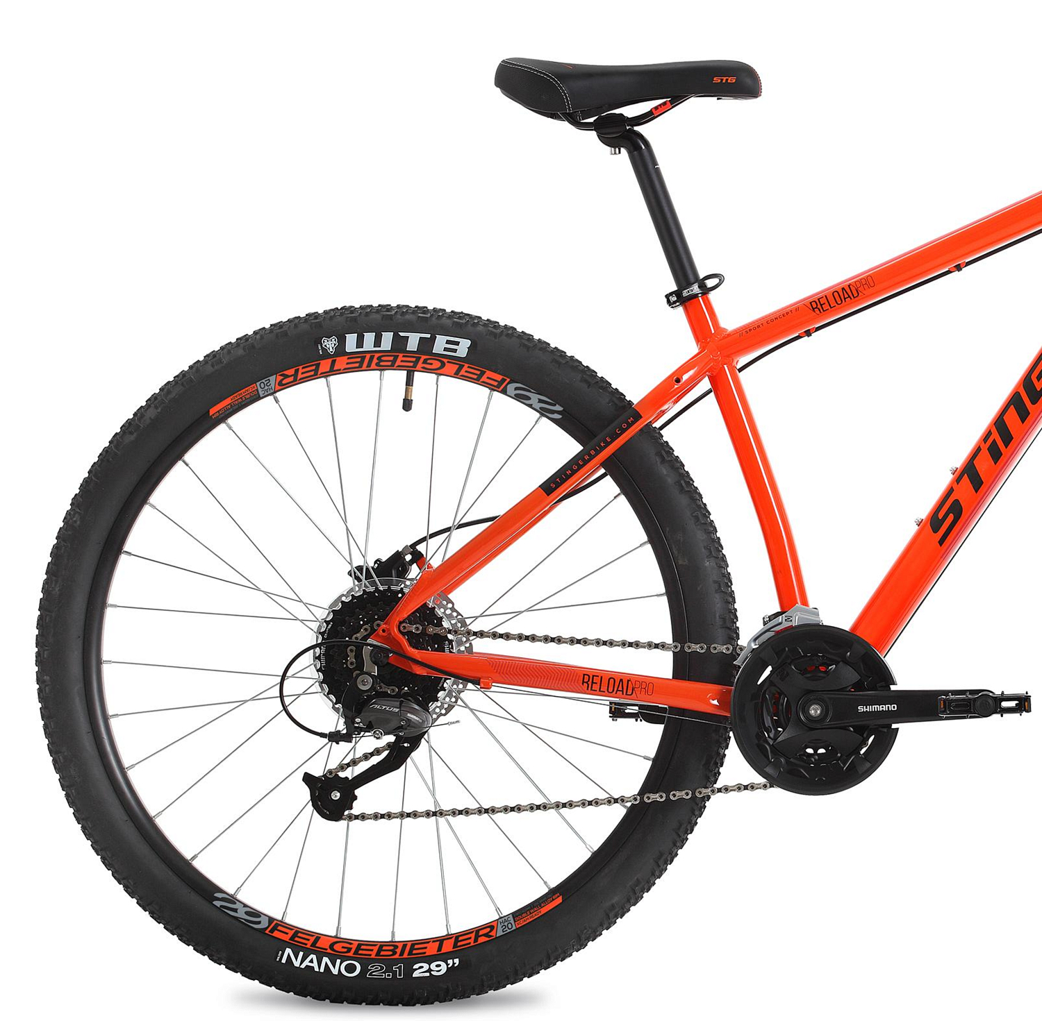 Велосипед Stinger Reload Pro 29 2019 оранжевый