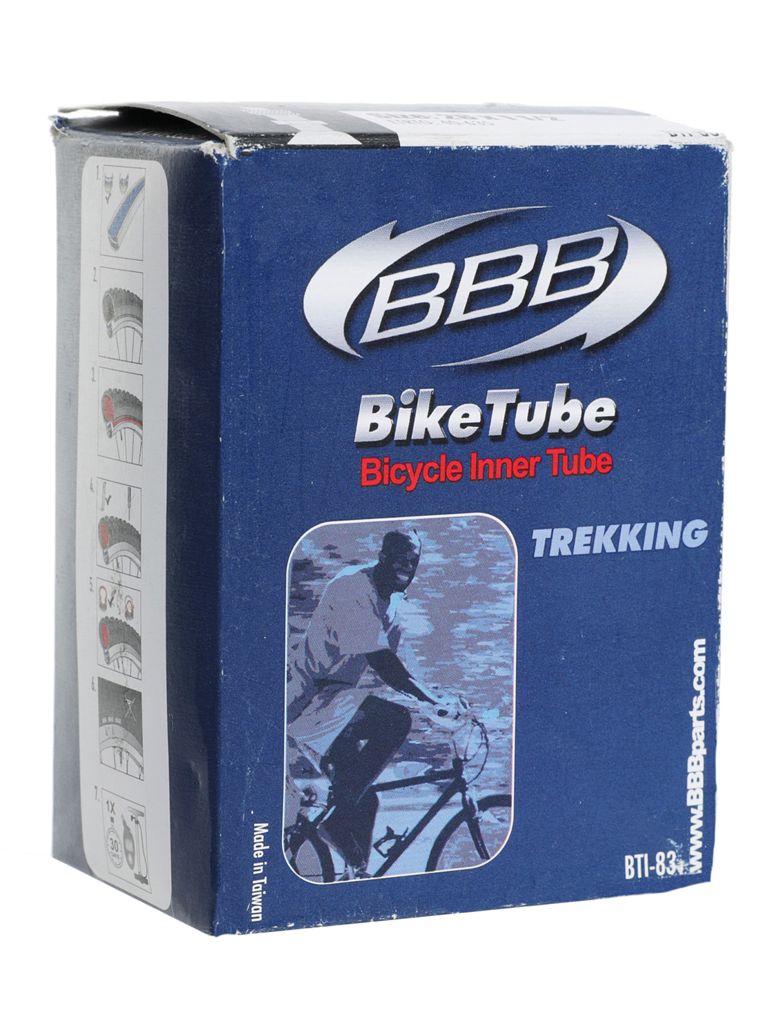 Велокамера BBB BikeTube 28x1-1/2 DV Black