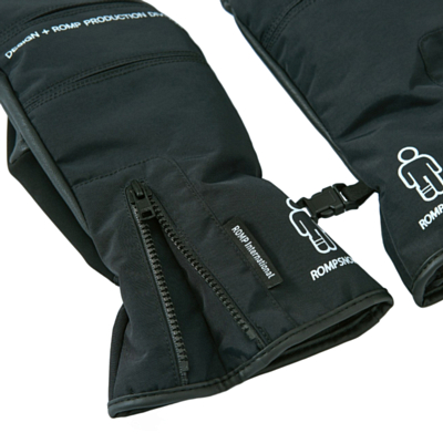 Варежки ROMP Zipper Black