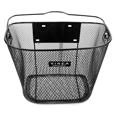 Корзина на руль Vinca Sport быстросъемная 310х230х230мм Black