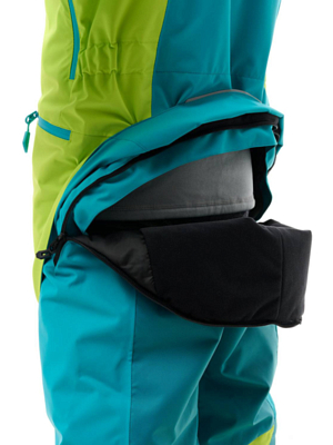 Комбинезон сноубордический детский Dragonfly Gravity DarkGreen/Lime