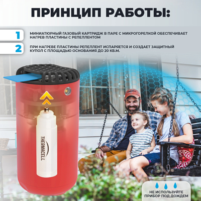 Фумигатор ThermaCell Halo Mini Repeller Red