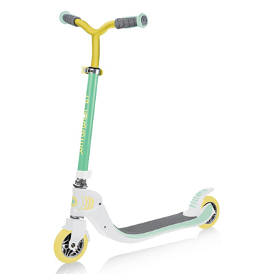 Самокат детский Globber Foldable Flow 125 Japan Мятно-Золотой