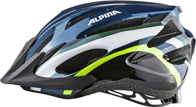 Велошлем ALPINA MTB 17 Dark Blue/Neon Gloss