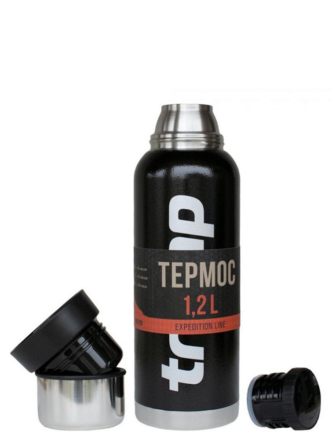 Термос Tramp 1,2 л Черный