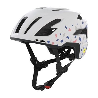 alpina white yeadon bike helmet Extension Bike Helmet Without Chin Strap Alpina Paranus Urban Helmet White  Gloss BIKE24