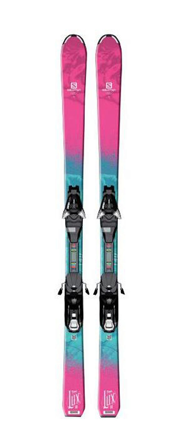 Горные лыжи с креплениями SALOMON SKI SET E QST LUX Jr XS + E EZY5 J7