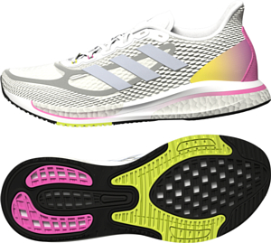 Беговые кроссовки Adidas Supernova + W Ftw White/Hal Silver/Screwaming Pink