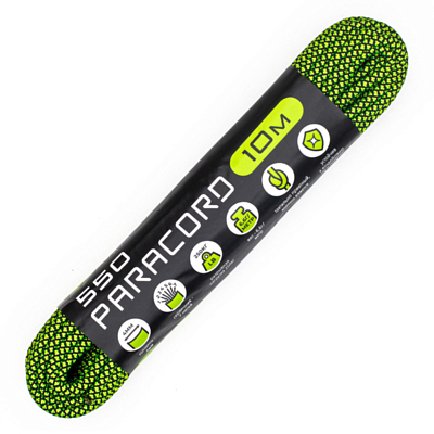 Паракорд CORD 550 nylon 10м Green Snake