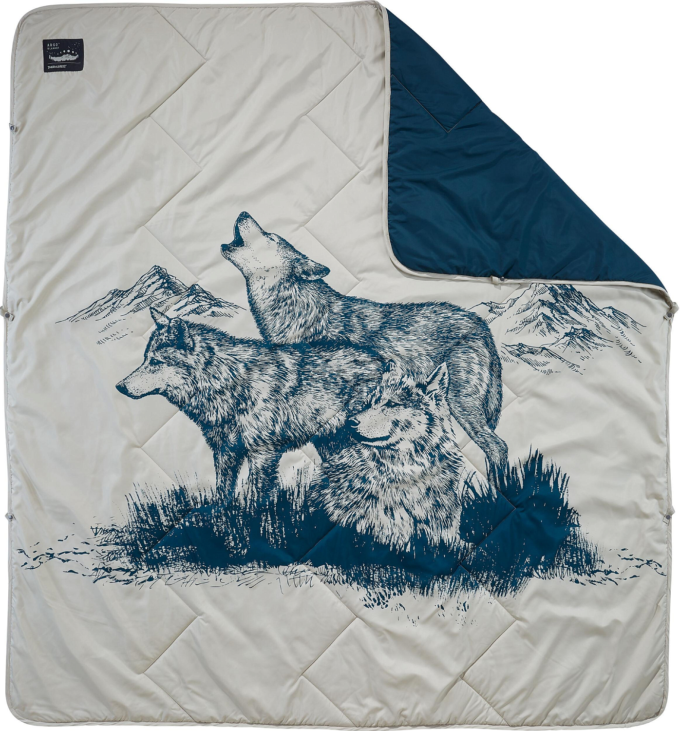 Одеяло THERM-A-REST Argo Blanket Wolf Print