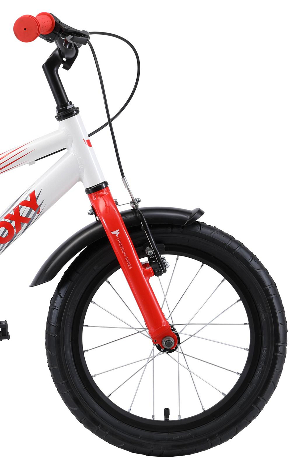Велосипед Stark Foxy 16 2019 белый/красный/серый