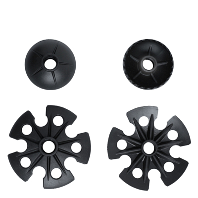 Телескопические горнолыжные палки MAJESTY Freeski Black