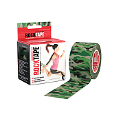 Кинезиотейп Rocktape 2018-19 Design, 5см X 5м Камуфляж зеленый