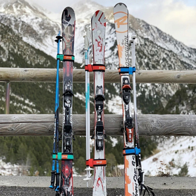 Приспособление для переноски лыж и лыжных палок SKI-N-GO 96-130 Red