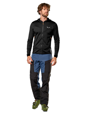 Флисовая куртка Salewa Sella Crevasse Hooded Black Out