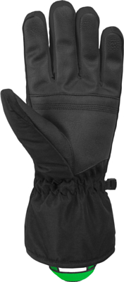 Перчатки REUSCH Snow King Black/Neon Green