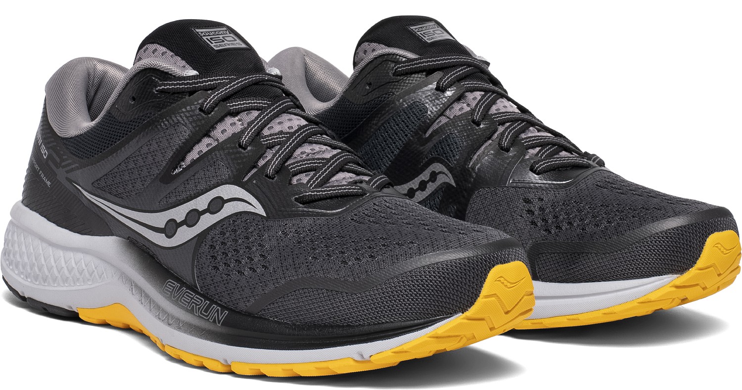 Беговые кроссовки Saucony 2020 Omni Iso 2 Grey/Black/Yellow