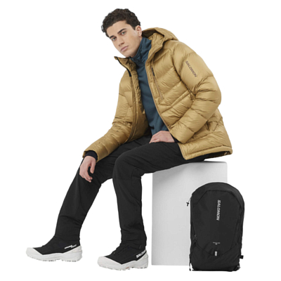 Треккинговые ботинки SALOMON Crosstrak Powder WP Black/White