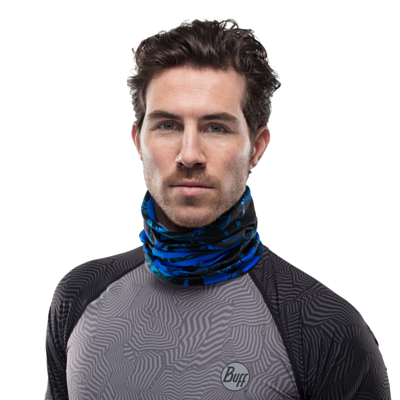 Бандана Buff CoolNet UV+ Neckwear Pelagic Camo Blue