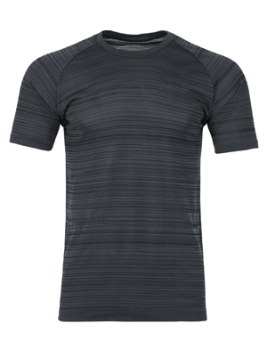 Футболка беговая Accapi Ecocycle Men'S Short Sleeve Shirt Scrapes Black/Anthracite
