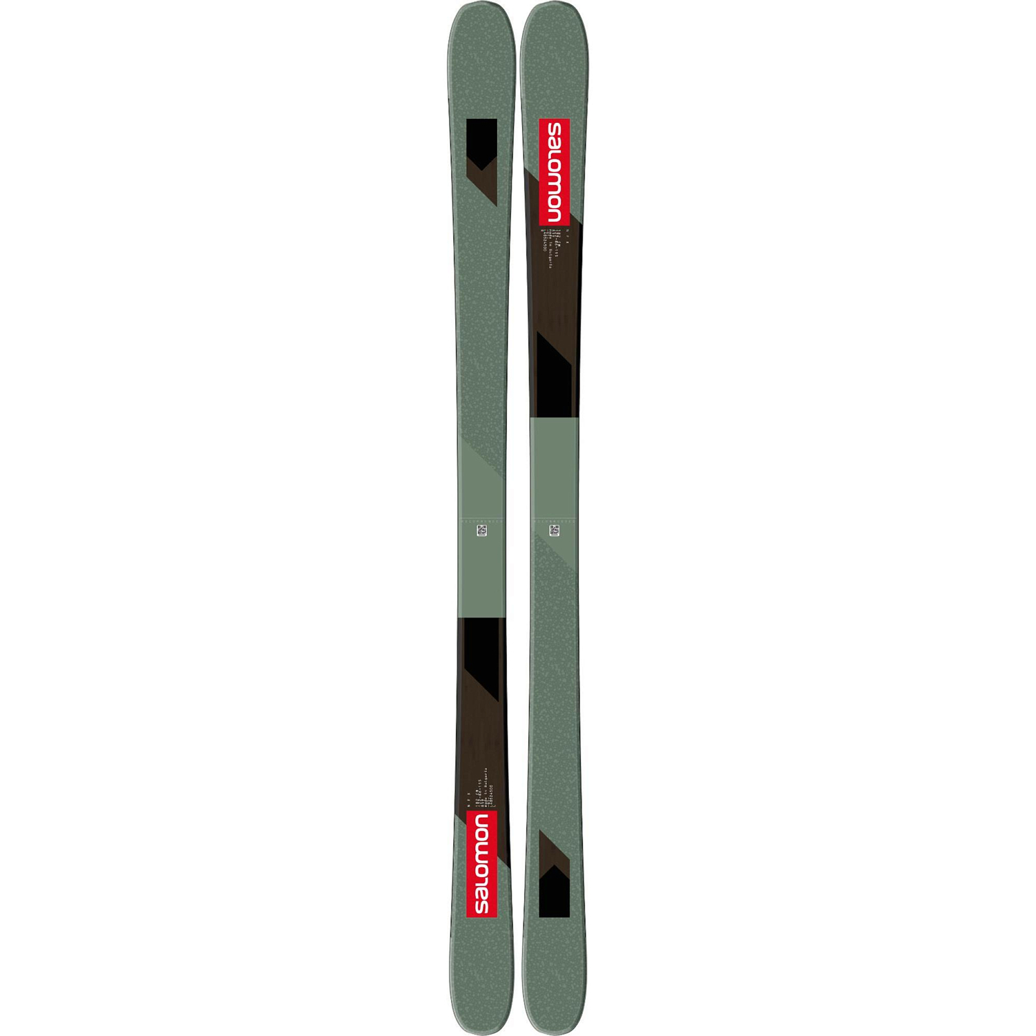 Горные лыжи SALOMON 2019-20 NFX Green Kaki/Black/Red