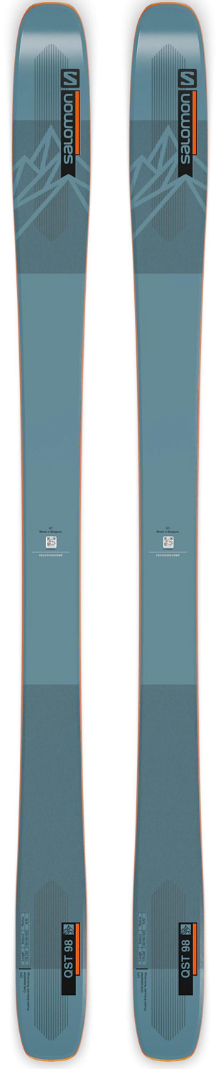 Горные лыжи SALOMON 2021-22 Qst 98 Blue/Orange