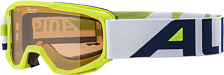 Очки горнолыжные Alpina 2021-22 Piney Lime/Orange S2