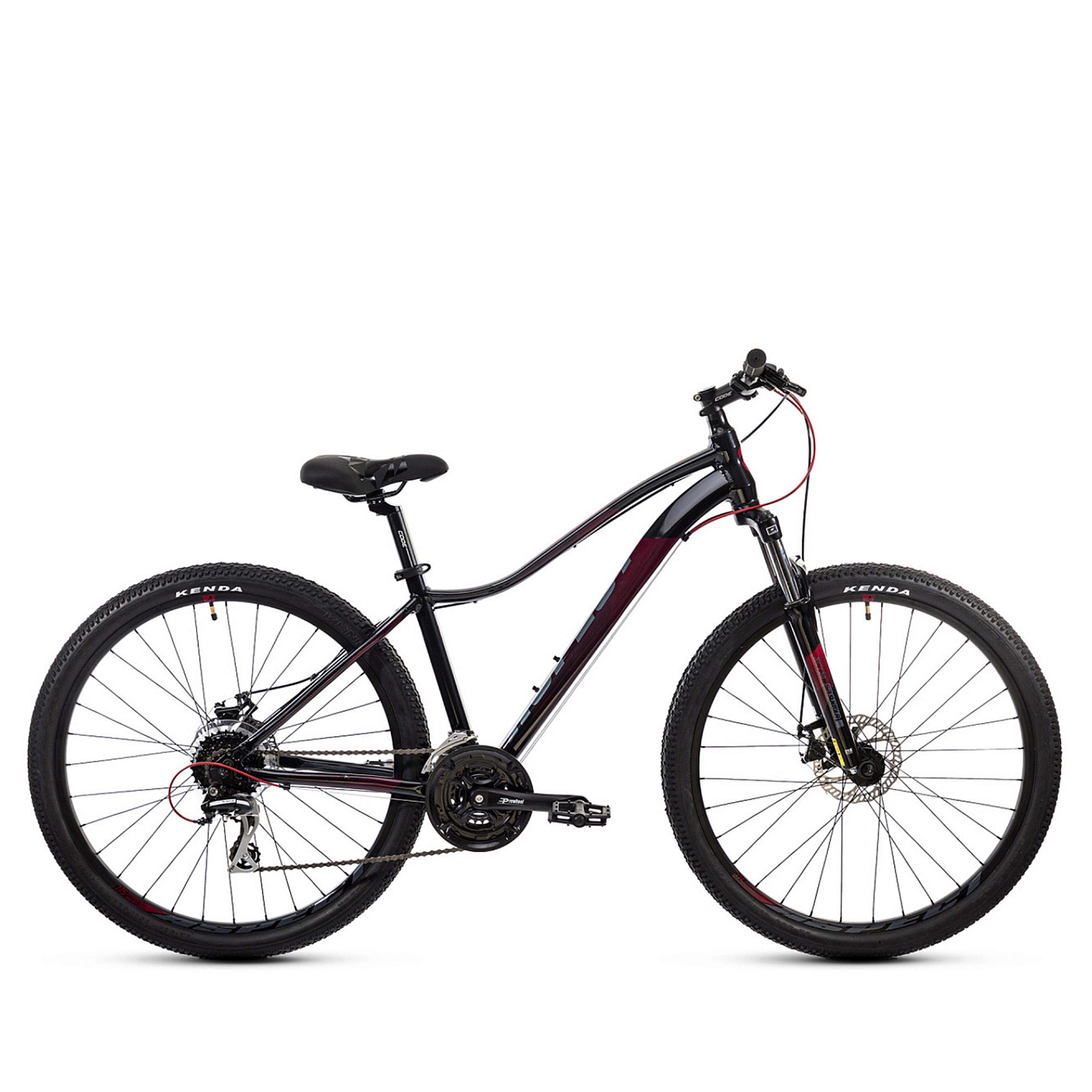Велосипед Aspect Alma 27,5 2021 черно-фиолетовый
