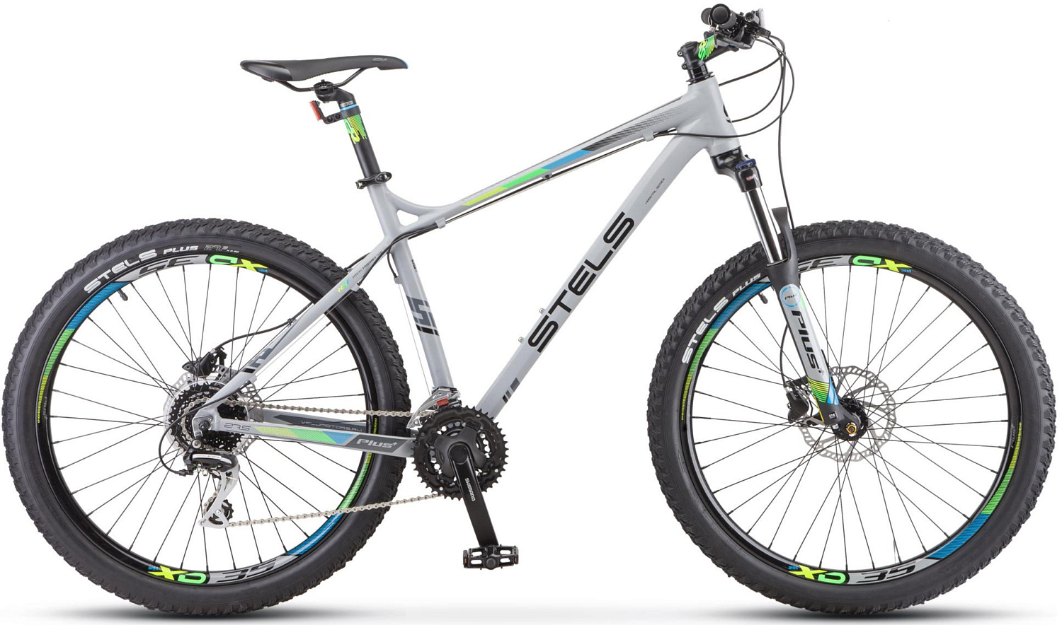 Велосипед Stels Adrenalin D V010 27.5 2021 серый