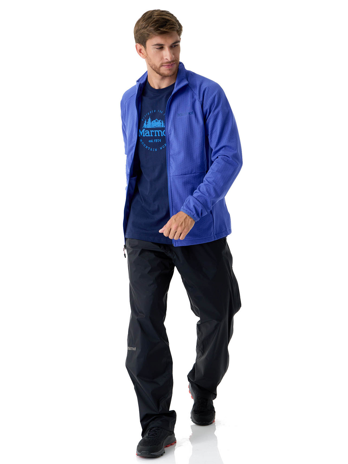 Куртка Marmot Leconte Fleece Jacket Trail Blue