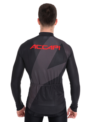 Велоджерси Accapi Long Sleeve Shirt Full Zip M Black