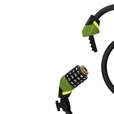 Замок велосипедный CLUXX Gardia 1250C Green/Black