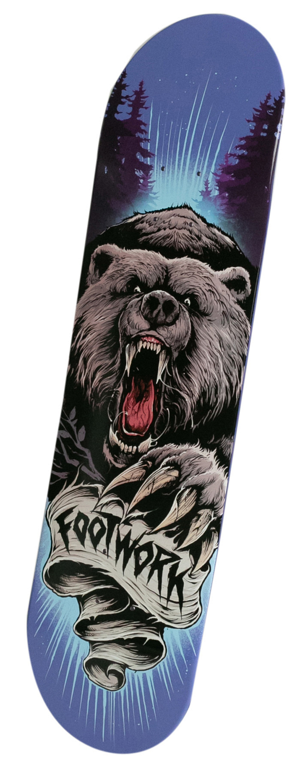 Дека для скейтборда Footwork 2020 Carbon Bear 8.25 x 31.75