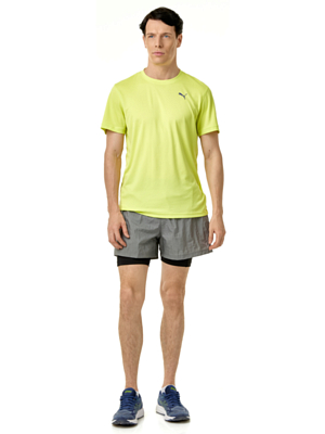 Футболка беговая Puma Graphics Faster Lemon Sherbert