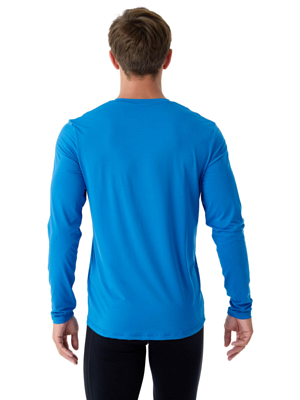 Футболка с длинным рукавом беговая Bjorn Daehlie Long Sleeve Flash Directory Blue