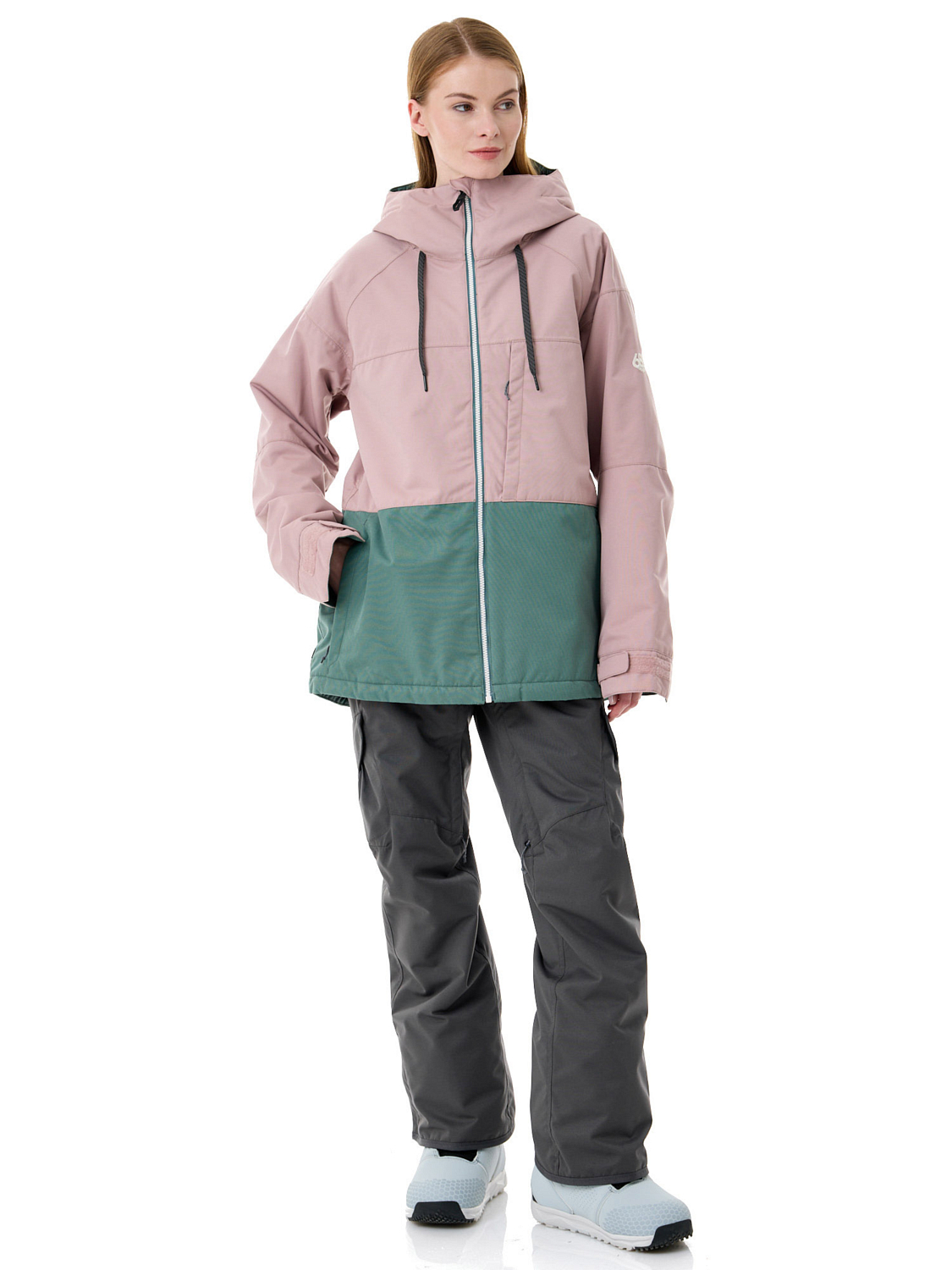 Куртка сноубордическая 686 Athena Dusty Mauve/Colorblock
