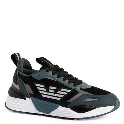 Кроссовки EA7 Emporio Armani X8X070 Balsam Green Black Silver – купить ...