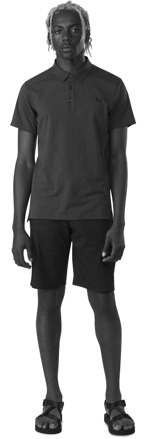 Рубашка для активного отдыха Arcteryx Captive SS Polo Men's Black